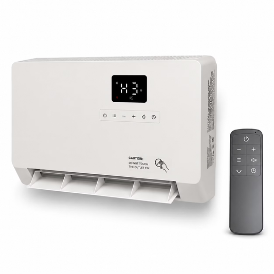 Smart Wall Heater, 1500W Fast Heating Electric Space Heater for Indoor Use