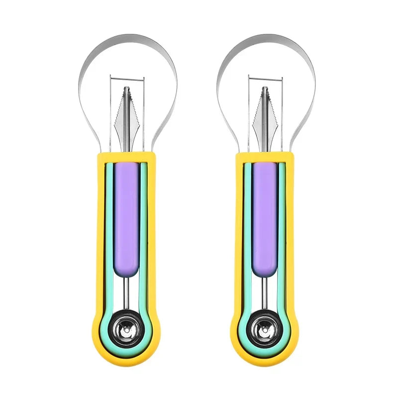 Multi-Functional Fruit Melon Baller Scoop Set