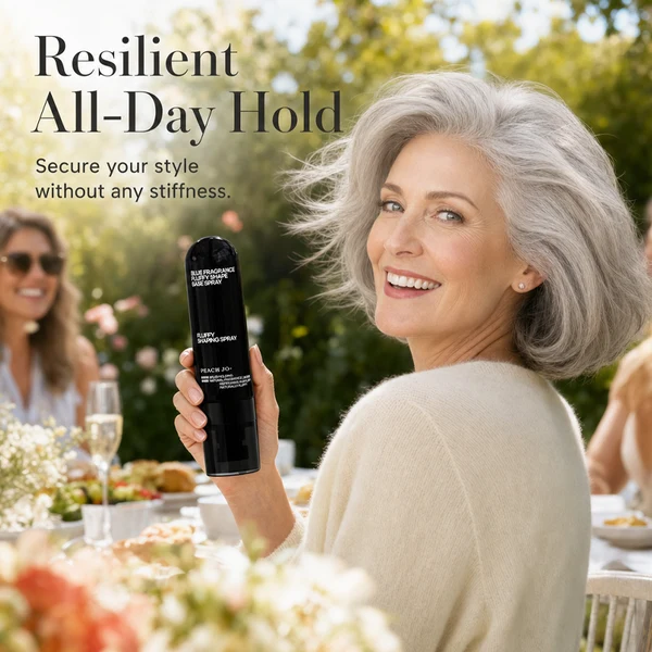 👩Peach-Scented Volumizing Hair Spray – Instant Root Lift & All-Day Hold