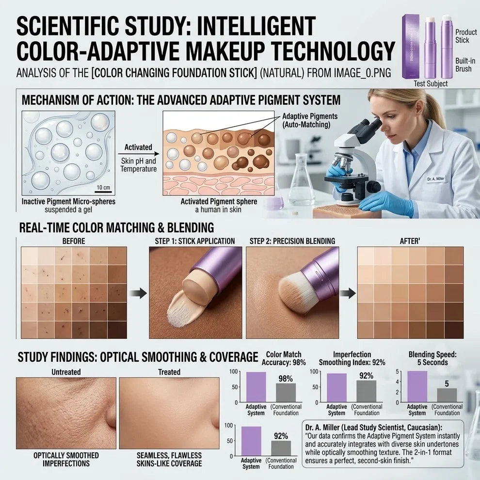 🔥 Limited-time 50% off! 🛒 Latest cutting-edge technology 👩‍🔬 Radiant Foundation Stick – a smart foundation stick that revitalizes mature skin.