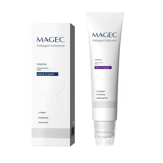 Roller Massage Neck Cream 🧴 Collagen & Hyaluronic Acid | Firms Neck, Reduces Wrinkles & Double Chin
